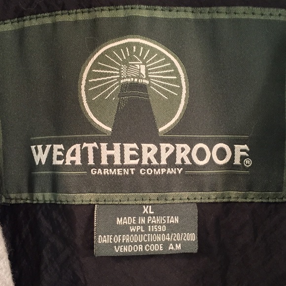 Jacket Men’s Rain/Spring Coat Hooded Lined 1X-2X - Picture 3 of 8